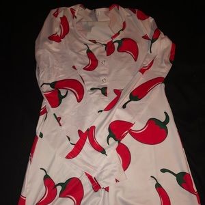 Spicy Onesie (front and back view)